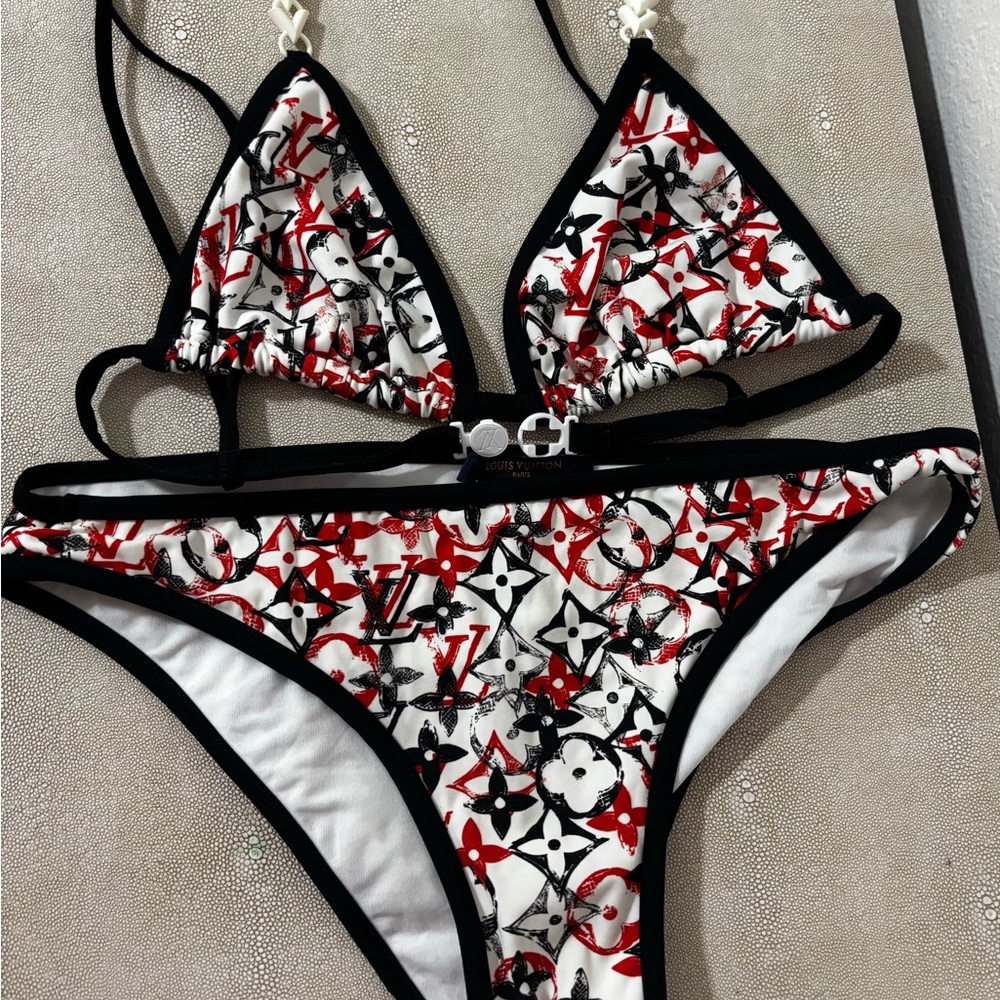Louis Vuitton 2 piece bikini pant and bra size 36